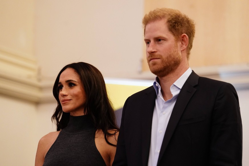 . 15/09/2023. Dusseldorf, Germany. Prince Harry and Meghan Markle, the Duke and Duchess of Sussex, at the IG25 and Team Canada Reception at the Hilton Hotel in Dusseldorf, Germany. PUBLICATIONxINxGERx ...