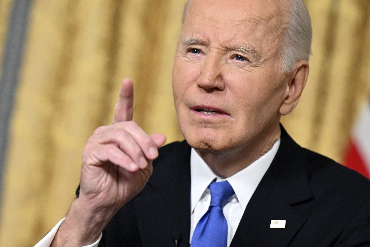 ARCHIV - 15.01.2025, USA, Washington: US-Präsident Joe Biden bei seiner Abschiedsrede im Oval Office des Weißen Hauses. (zu dpa: «Biden gibt weitere Begnadigungen bekannt») Foto: Mandel Ngan/Pool AFP/ ...