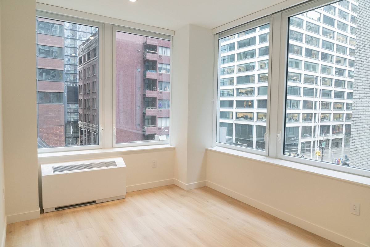 Mayor Eric Adams toured an office building being converted to housing View of sample apartment of the former office building being converted to housing as residential in Lower Manhattan. Amid the hous ...