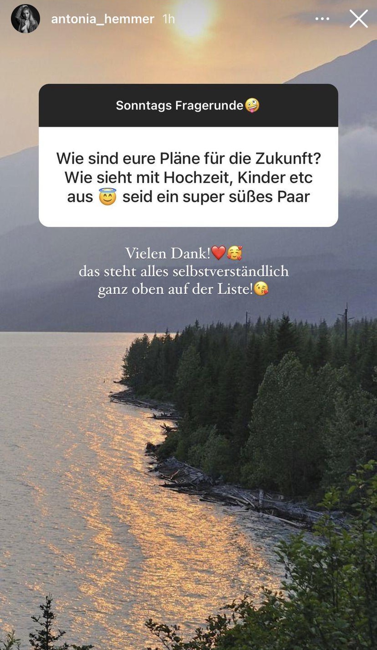 So reagierte Antonia auf die Frage nach Hochzeits- und Kinderplänen.