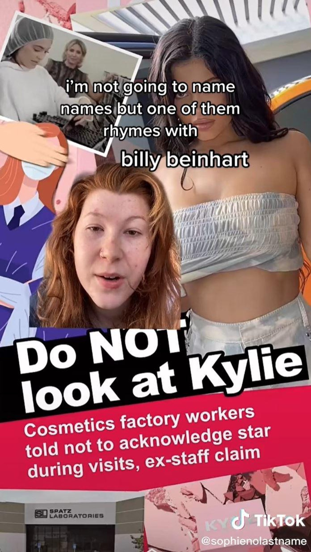 Tiktok-Userin bringt ihre angeblichen Erfahrungen mit Lili Reinhart zum Ausdruck.