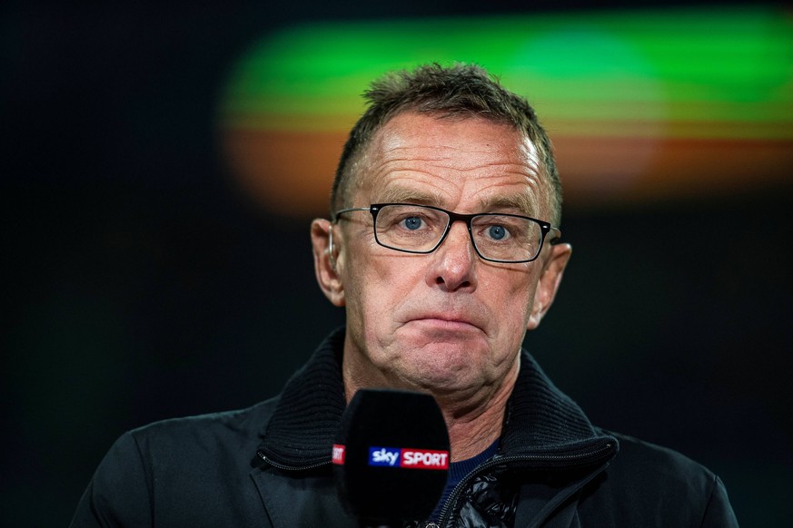 Cheftrainer Ralf Rangnick (RB Leipzig) waehrend der Begegnung in der 1. Bundesliga zwischen RB Leipzig und Borussia Dortmund in der Red Bull Arena am 19. January 2019 in Leipzig, Sachsen (Saxony), Deu ...