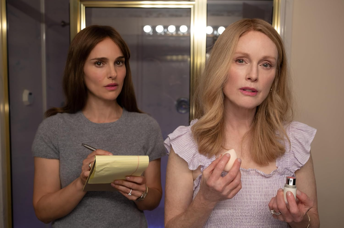 Natalie Portman und Julianne Moore spielen in "May December" Seite an Seite.