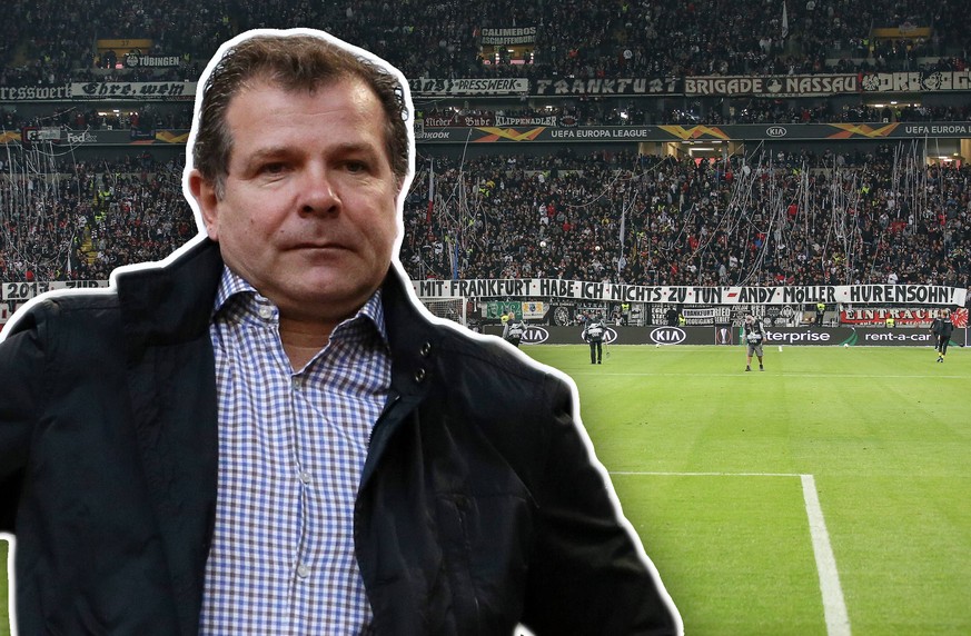 "Andy Möller Hurensohn" – was hinter dem Frankfurt-Banner gegen den Ex-Star steckt