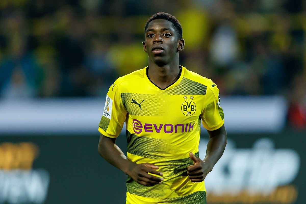 Dortmund, Deutschland, 05.08.2017, DFL Supercup, BV Borussia Dortmund - FC Bayern Muenchen, Ousmane Dembele (BVB) guckt ( DeFodi048
Dortmund Germany 05 08 2017 DFL Supercup BV Borussia Dortmund FC ...