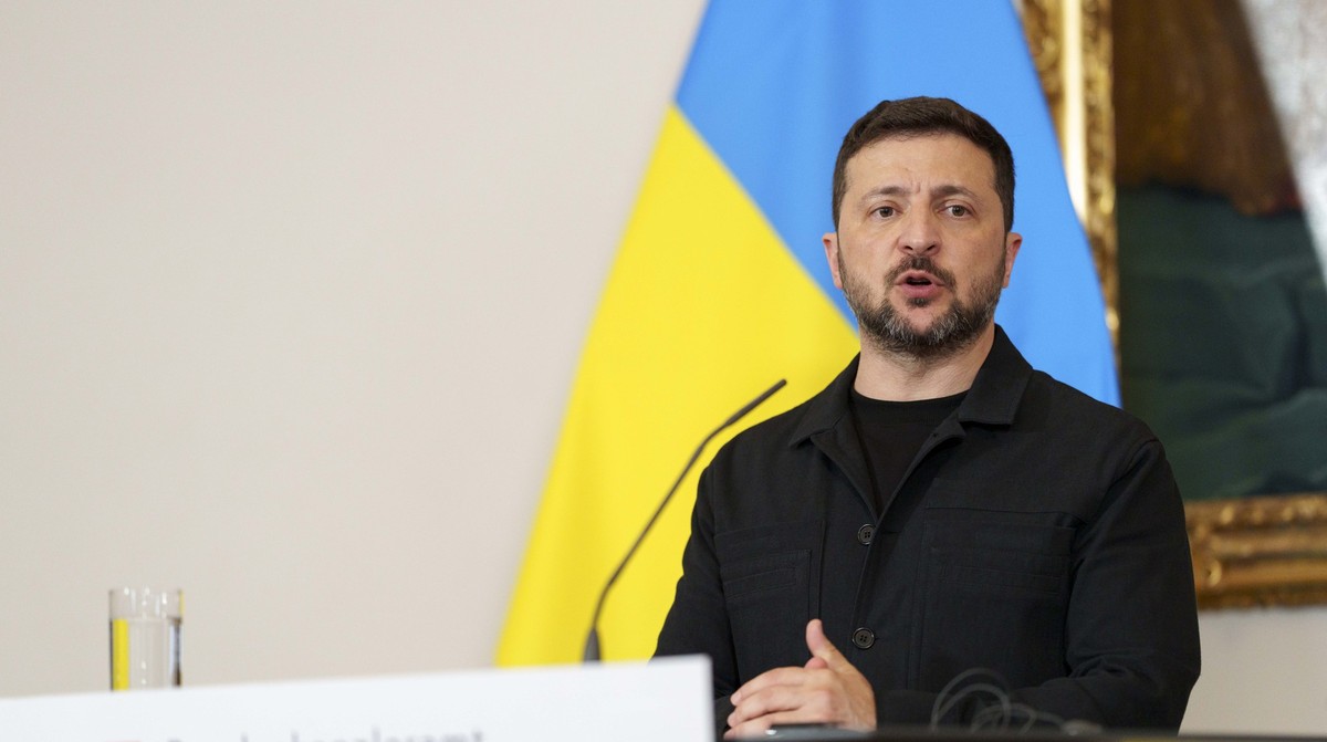 16.06.2025, Österreich, Wien: Wolodymyr Selenskyj, Präsident der Ukraine, wird vom österreichischen Bundeskanzler Stocker im Bundeskanzleramt empfangen. Foto: Andreas Stroh/ZUMA Press Wire/dpa +++ dpa ...