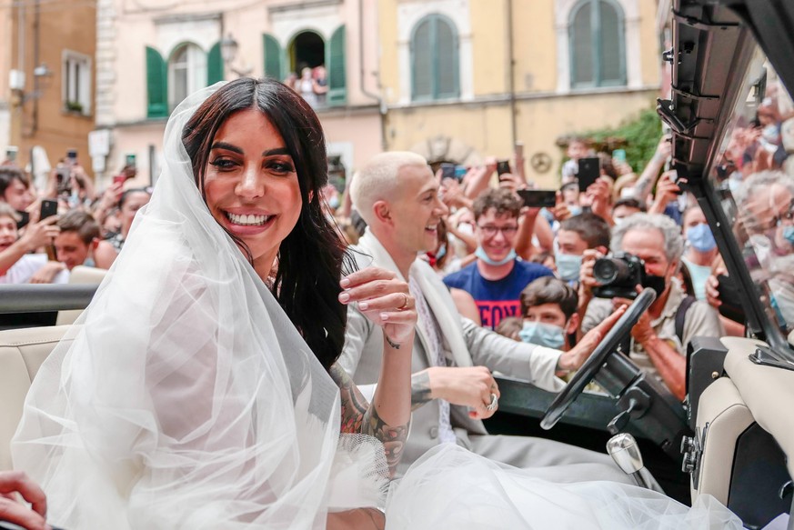 Federico Bernardeschi mit seiner Frau Veronica Ciardi