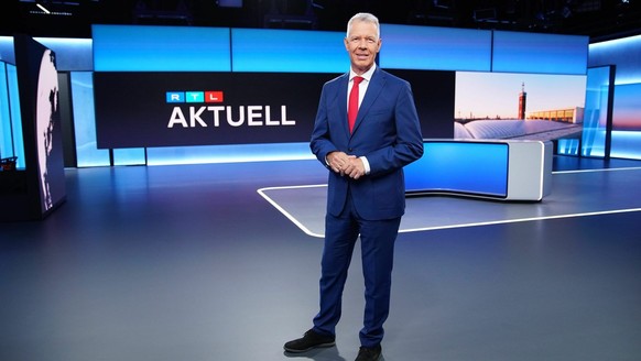 Moderator Peter Kloeppel. Ab dem 04.09.2022 geht &#039;RTL Aktuell&#039; aus dem neuen Studio 1 im Sendezentrum von RTL Deutschland in Köln auf Sendung.

+++ Die Verwendung des sendungsbezogenen Mater ...