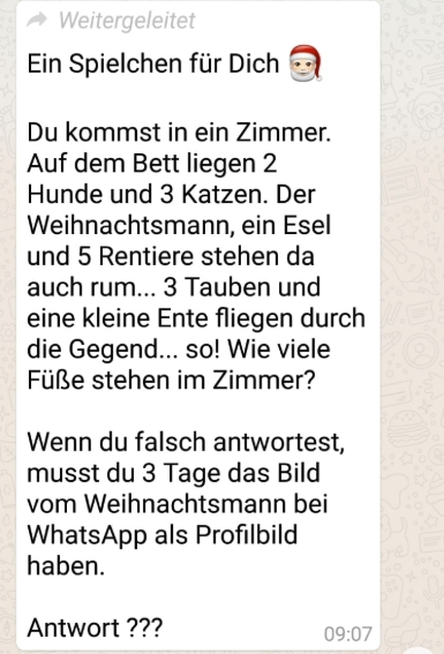 Beantworten whatsapp status fragen WhatsApp Kettenbrief