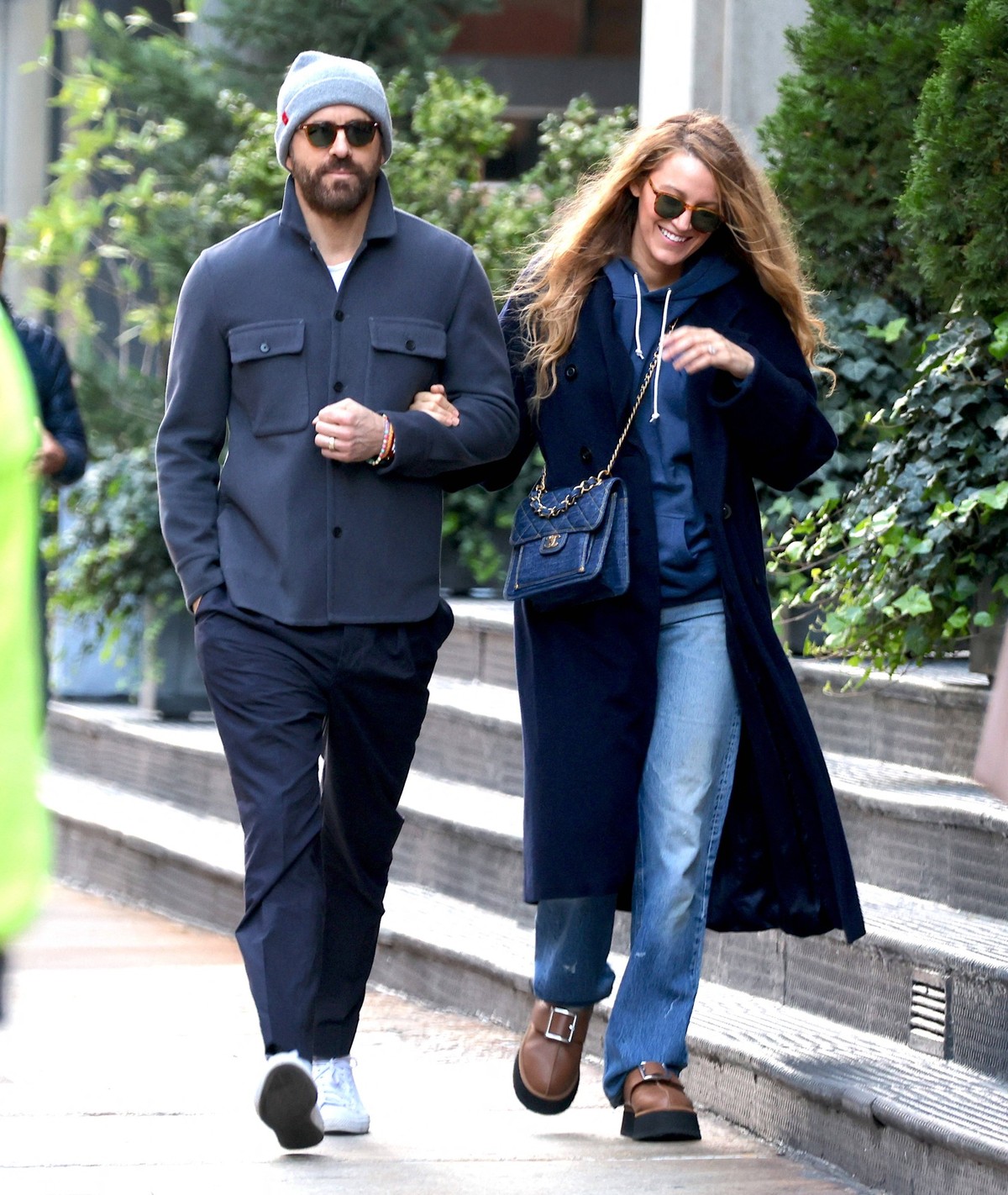 Blake Lively And Ryan Reynolds Out - NYC Hot couple Blake Lively and Ryan Reynolds are walking and smiling together on the street in Tribeca, New York, NY on October 24, 2023. Photo by Dylan Travis/AB ...