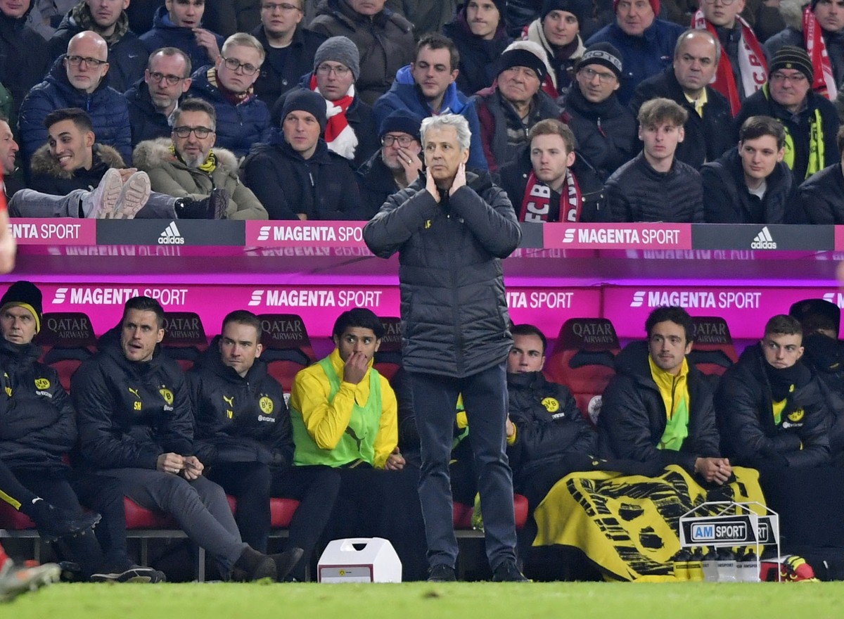 Fassungslos: Lucien Favre.