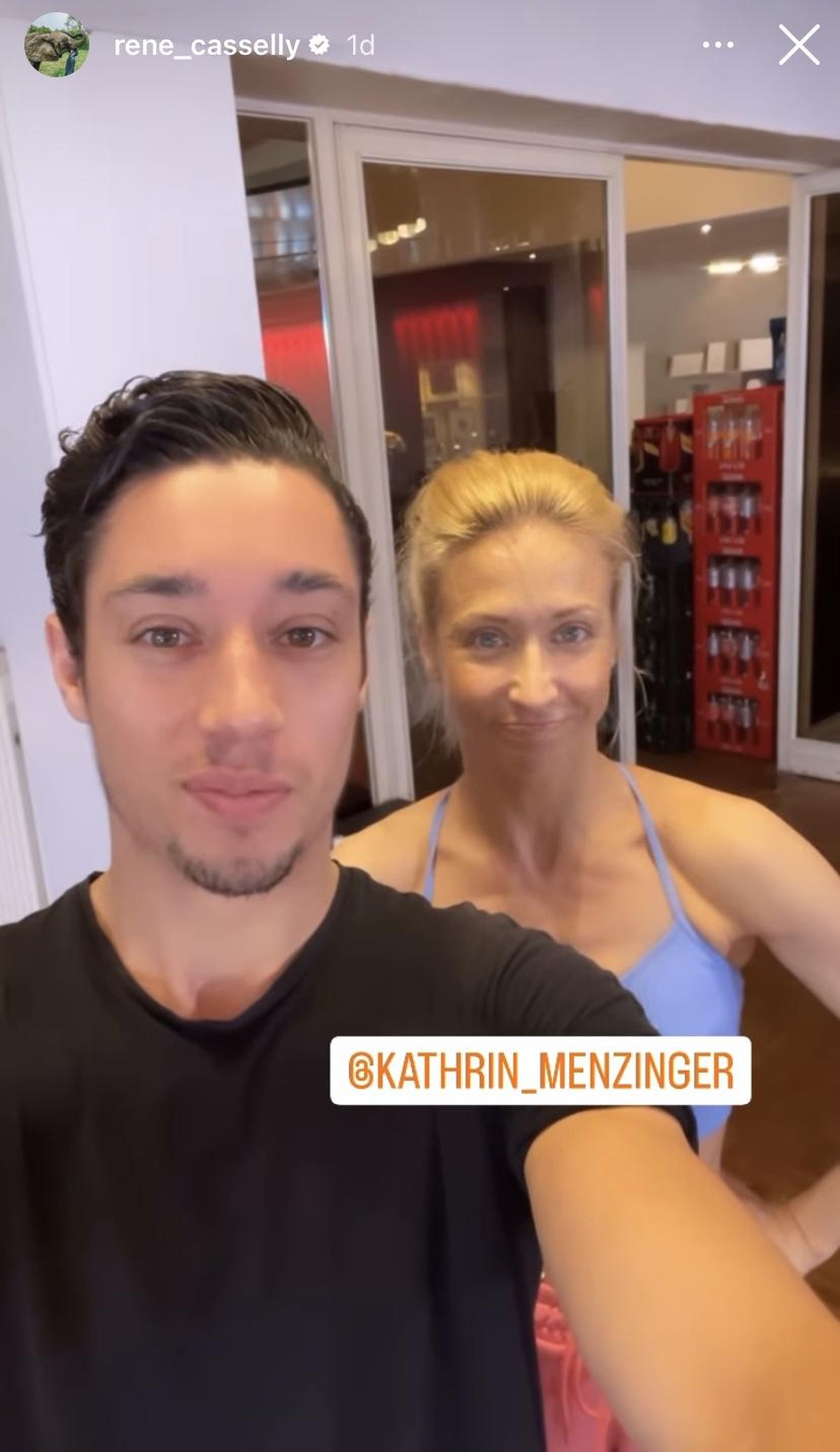 René und Kathrin sind hier bei ihren letzten Proben zu sehen.