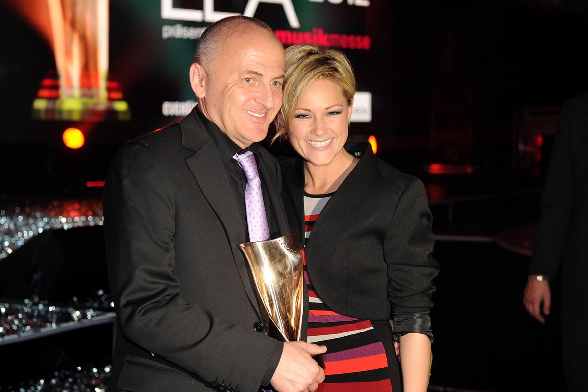 PRG LEA AWARD 2012. Sängerin Helene Fischer und ihr Manager Uwe Kanthak ( beide GER ). Sängerin Helene Fischer und ihr Manager Uwe Kanthak ( beide GER ) anläßlich der Festgala des Live Entertainment A ...