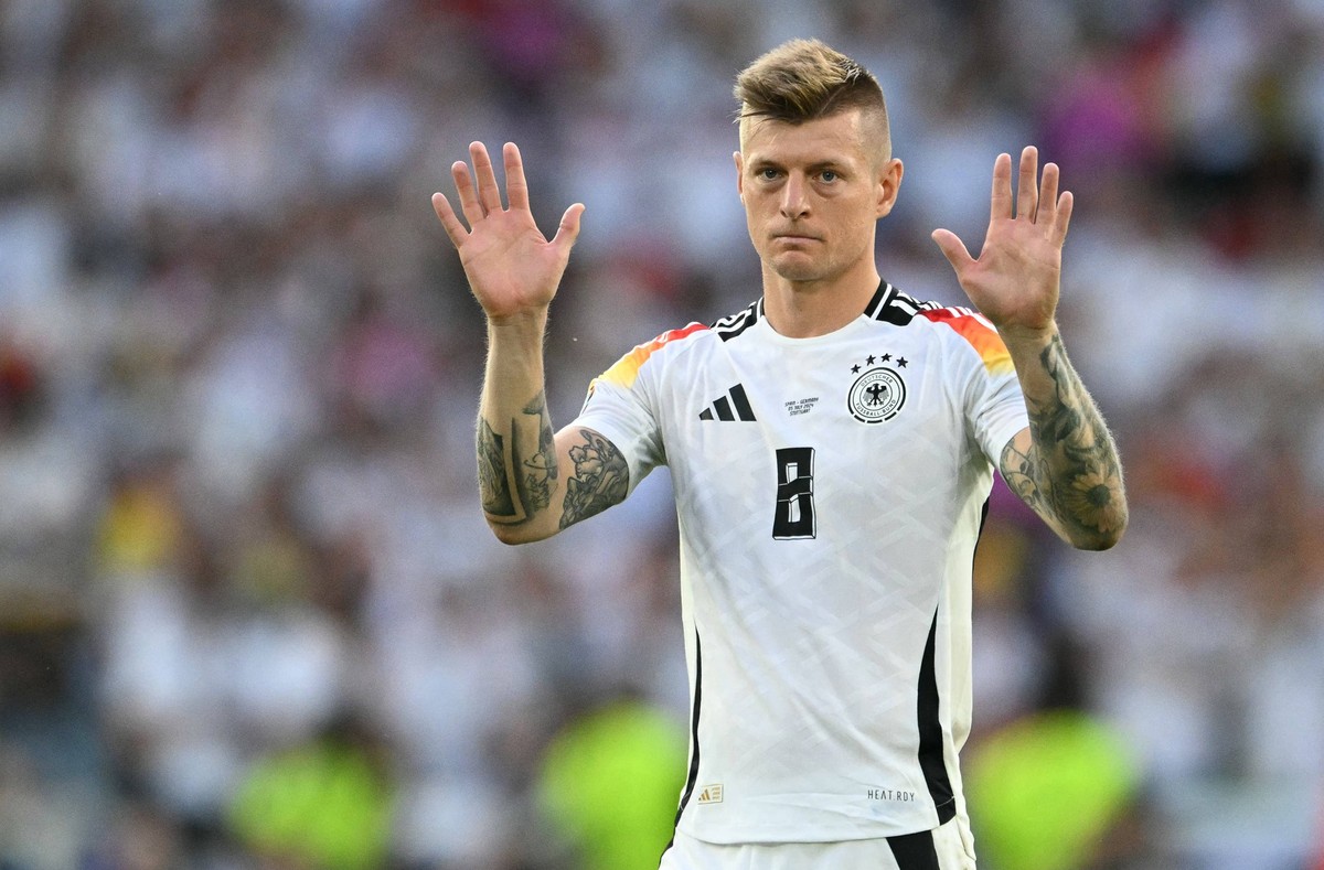 RECORD DATE NOT STATED Former player Toni Kroos criticizes German security, praises Spain after retirement EDITORIAL USE ONLY PUBLICATIONxNOTxINxBRAxARGxCOLxVENxPERxCHIxECUxBOLxURUxPARxGUY Copyright:  ...