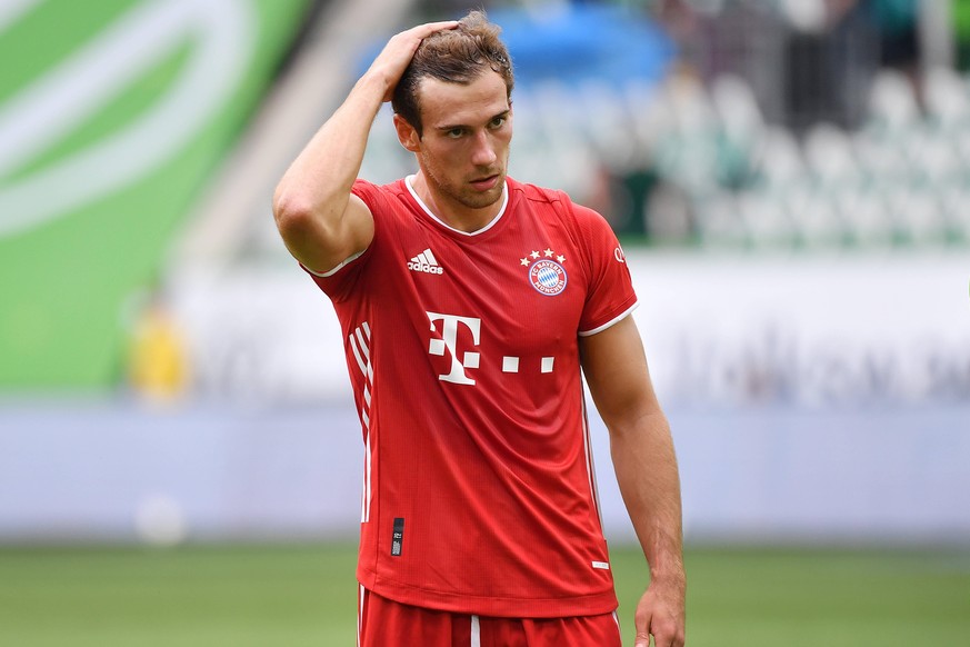 VFL WOLFSBURG-FC BAYERN MUENCHEN, 27.06.2020 Leon GORETZKA Bayern Muenchen, Gestik,skeptisch, Aktion,Einzelbild,angeschnittenes Einzelmotiv,Halbfigur,halbe Figur. Fussball: 1. Bundesliga: Saison 19/20 ...