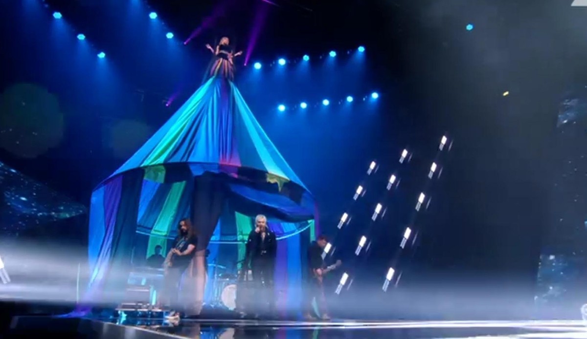 Heidi Klum legte im &quot;GNTM&quot;-Finale einen spektakulären Auftritt hin.