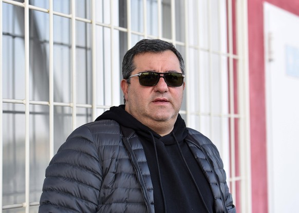 Mino Raiola sports agent during the italian football Serie A season 2020/2021 - Photo ReporterTorino / LiveMedia PUBLICATIONxINxGERxSUIxAUTxONLY Copyright: xLiveMedia/ReporterxTorinox/xIPAx/xLiveMedia ...