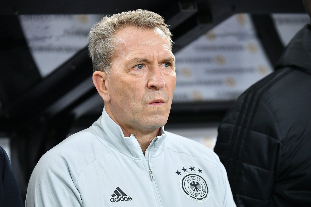 Moenchengladbach, Borussia Park, 16.11.19, European Qualifiers: Deutschland - Weissrussland Torwarttrainer Andreas Koepke Deutschland European Qualifiers: Deutschland - Weissrussland Moenchengladbach  ...