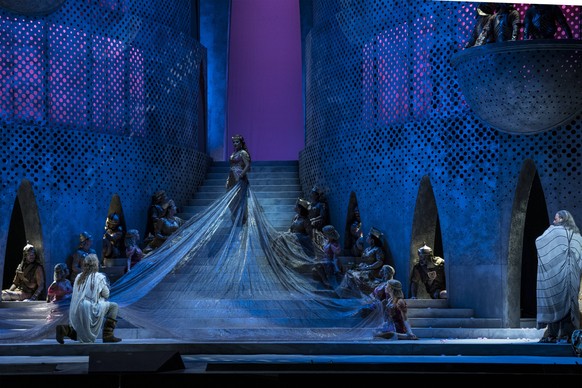 Dress rehersal for at Samson et Dalila at the Metropolitan Opera Dress rehersal for at Samson et Dalila at the Metropolitan Opera on September 20, 2018 in New York, US. EN_01340432_0002 PUBLICATIONxIN ...