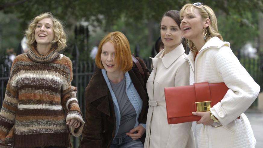 ***FILE PHOTO*** ***CYNTHIA NIXON ANNOUNCES BID TO RUN FOR GOVERNOR OF NY*** Sarah Jessica Parker, Cynthia Nixon, Kristin Davis and Kim Cattrall on the set of Sex and the City currently filming in New ...