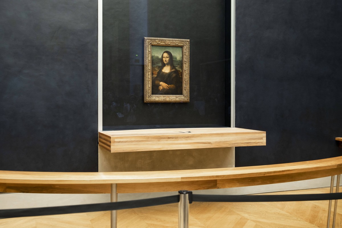 Paris, France, October 25th, 2019 - Picture of The Mona Lisa painting by Leonardo da Vinci at the Louvre Museum. PUBLICATIONxNOTxINxFRA Copyright: xAlexisxSciardx