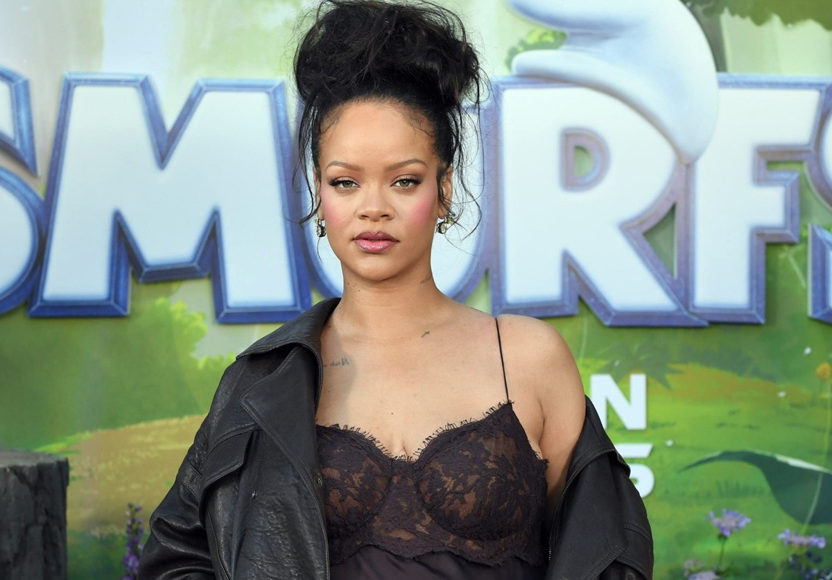 LOS ANGELES, CALIFORNIA - JULY 13: Rihanna attends the &quot;Smurfs&quot; U.S. Premiere at Paramount Pictures Studios on July 13, 2025, in Los Angeles, California. (Photo by Unique Nicole/Getty Images ...