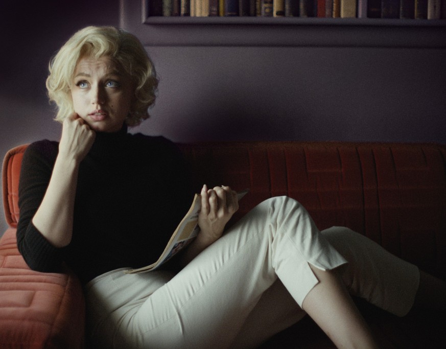 HANDOUT - 05.05.2022, ---: Ana de Armas als Marilyn Monroe in &quot;Blond&quot; (undatiert). Eine neue Filmbiografie über die Hollywood-Legende Marilyn Monroe kommt heraus. «Blond» erzählt von einer F ...
