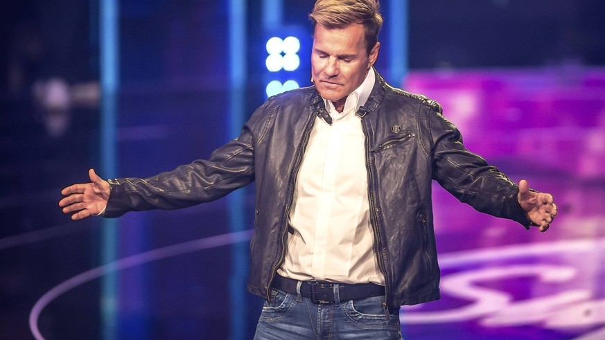 Dieter Bohlen in der dritten Live-Mottoshow der 15. Staffel der RTL-Castingshow Deutschland sucht den Superstar / DSDS 2018 im MMC Coloneum. Köln, 28.04.2018 *** Dieter Bohlen in the third live motto  ...