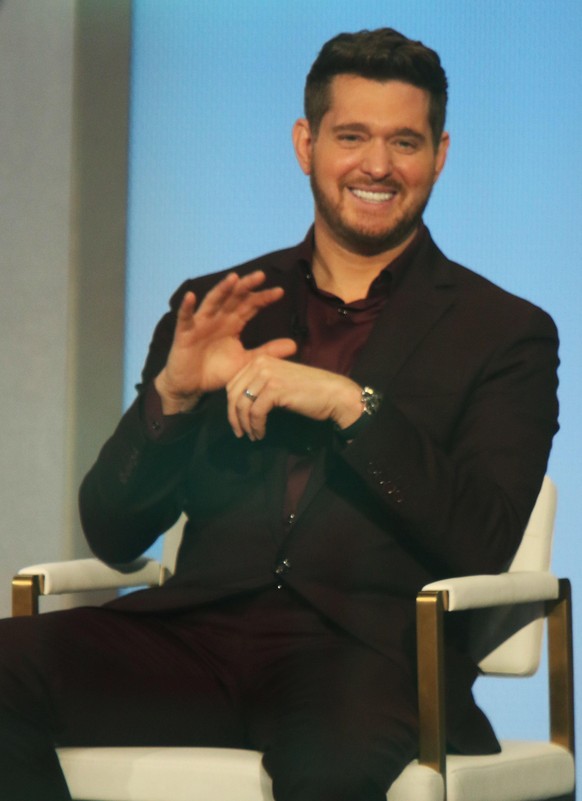 NEW YORK, NY- March 18: Michael Buble visits Good Morning America in New York City on March 18, 2022. Credit: RW/MediaPunch
