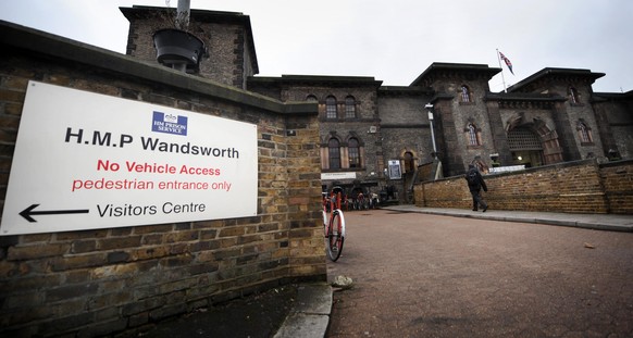 Das Wandsworth Gefängnis in London von Außen.