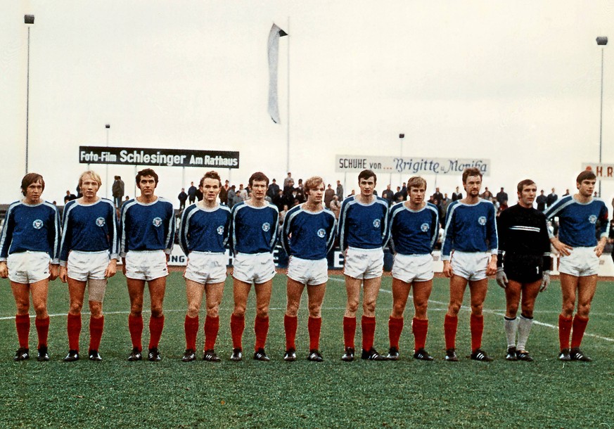 Die Spieler von Holstein Kiel im Jahr 1970. Damals spielten die Störche in der zweitklassigen Regionalliga