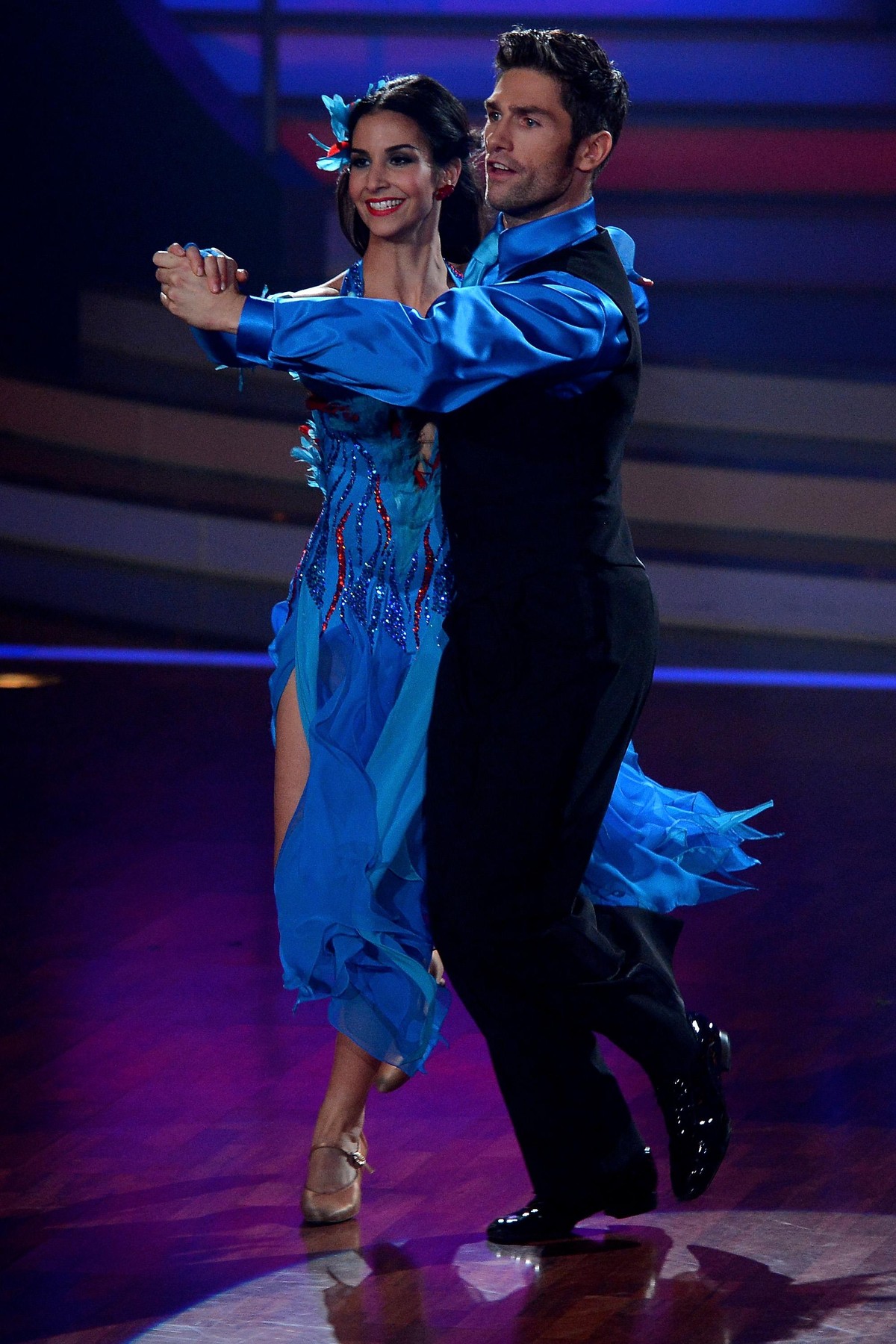COLOGNE, GERMANY - MAY 24: Sila Sahin and Christian Polanc attend the Semi Finals of &#039;Let&#039;s Dance&#039; at Coloneum on May 24, 2013 in Cologne, Germany. (Photo by Sascha Steinbach/Getty Imag ...