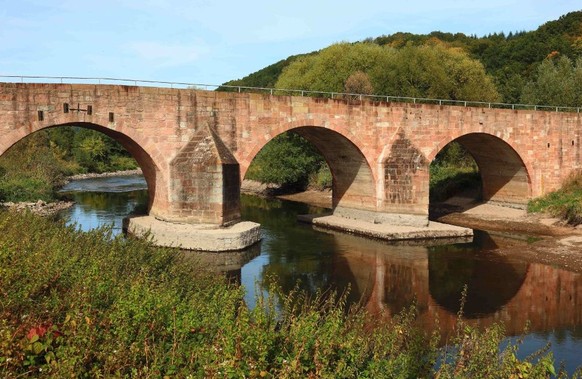 Werra bridge in Vacha, Wartburgkreis, Thuringia, Germany. (Photo by: Bildagentur-online/Universal Images Group via Getty Images)