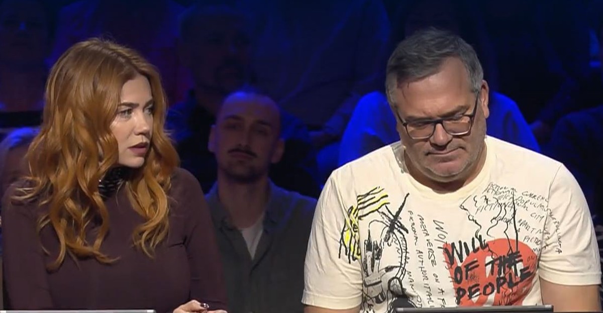Palina Rojinski und Elton kommen nicht auf die richtige Lösung.