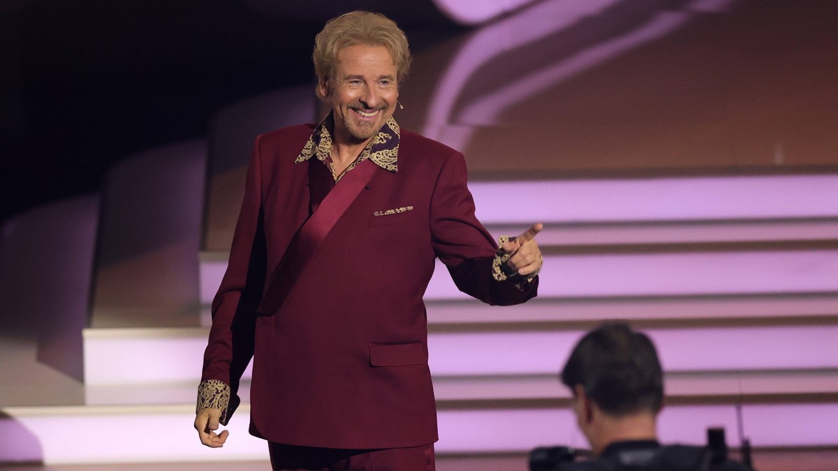 ZDF-Unterhaltungsshow Wetten dass.. - live aus Offenburg Moderator Thomas Gottschalk anl