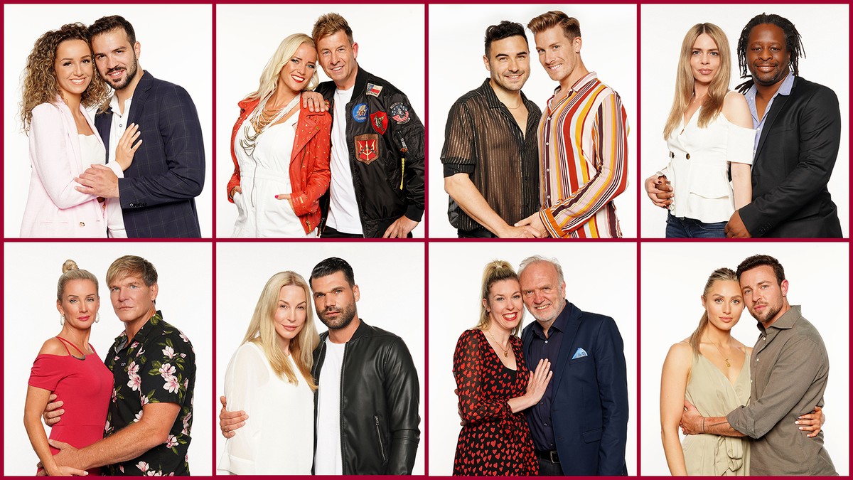 BU: Samira und Yasin Cilingir, Maritta und Almklausi, Lars Steinh�fel und Dominik Schmitt, Adelina Zilai und Mola Adebisi (v.l. oben), Stephan Jerkel und Peggy Jerofke, Michelle Monballijn und Mike Ce ...