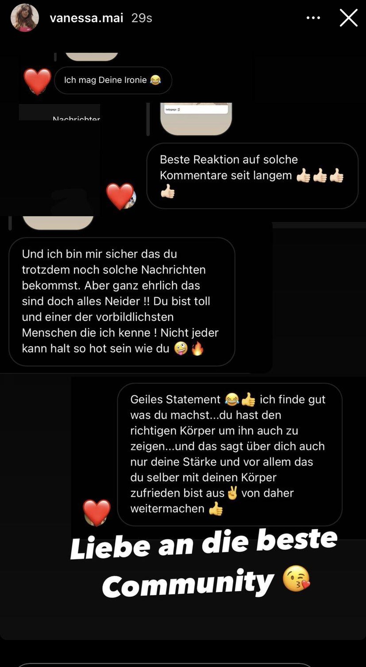 Die Sängerin freute sich über die positive Resonanz.