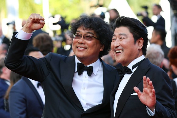 Regisseur Bong Joon-Ho und Schauspieler Kang-Ho Song: Der Film &quot;Parasite&quot; ist sechs Mal für den Oscar nominiert.