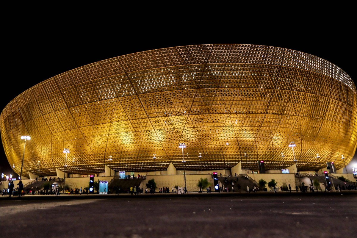 LUSAIL LOSAIL Stadion Arab Super Cup 2022 Endspiel Stadion World Cup 2022 Fussball WM 2022 Katar Fussball WM Stadion beim WORLD CUP 2022 in Doha am 09.09.2022 *** LUSAIL LOSAIL Stadium Arab Super Cup ...