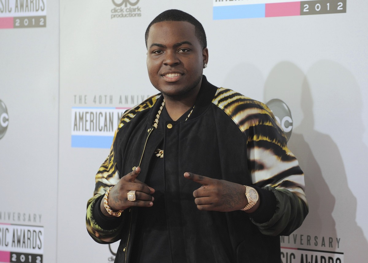 FILE - Sean Kingston arrives at the 40th anniversary American Music Awards in Los Angeles, Nov. 18, 2012. (Photo by Jordan Strauss/Invision/AP, File)