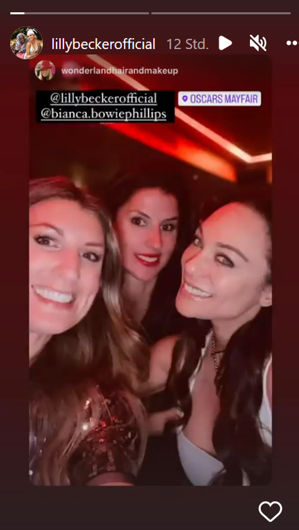 Lilly Becker mit ihren Freundinnen.