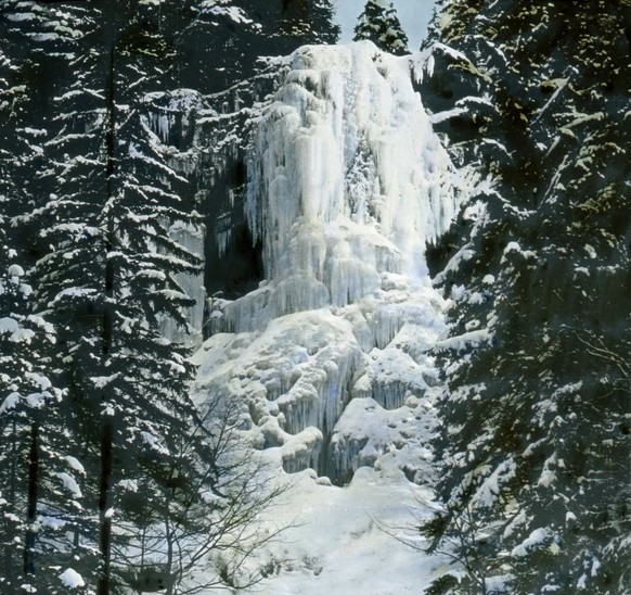 Romkerhaller Wasserfall Harz Winter