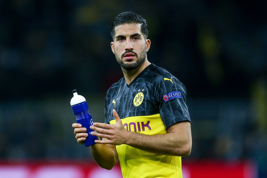 18.02.2020, Fussball, UCL Saison 2019/2020, UEFA Champions League, Achtelfinale - Borussia Dortmund - Paris Saint Germain Emre Can Borussia Dortmund Dortmund Signal Iduna Park NRW Deutschland xRHR-FOT ...