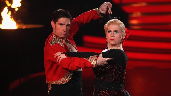 COLOGNE, GERMANY - MAY 18: Maite Kelly and Christian Polanc perform during final of the &#039;Let&#039;s Dance&#039; TV show at Coloneum on May 18, 2011 in Cologne, Germany. (Photo by Ralf Juergens/Ge ...