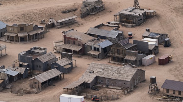 Das ist das "Rust"-Set in New Mexico kurz nach dem Unfall.