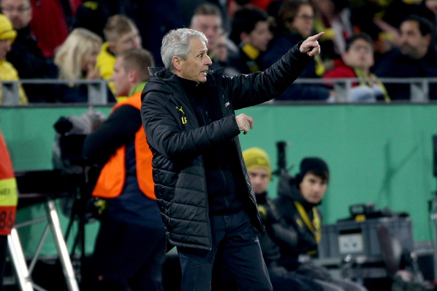 Lucien Favre ist mit Borussia Dortmund ins Achtelfinale des DFB-Pokals eingezogen.