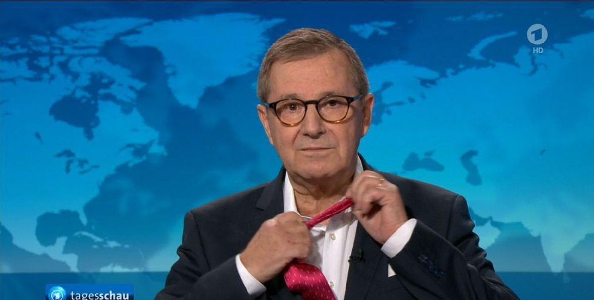 Jan Hofers letzte Momente als &quot;Tagesschau&quot;-Sprecher.