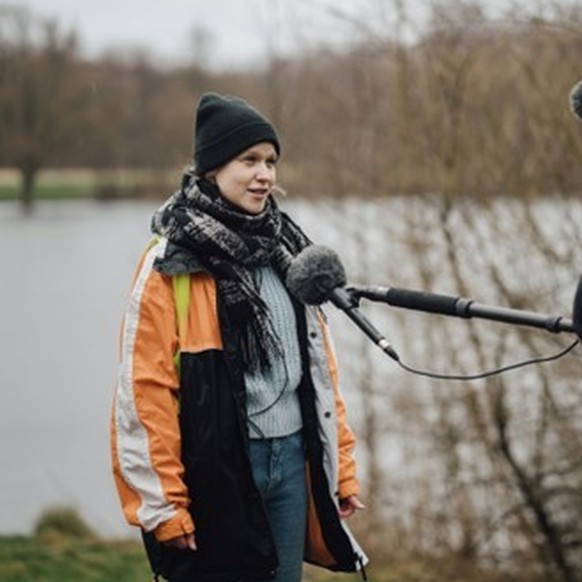 Tabea Dammann ist 24 Jahre alt und Pressesprecherin bei FridaysforFuture Hannover und LeinemaschBLEIBT.