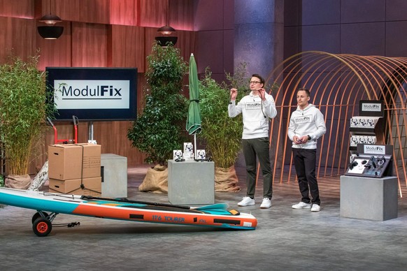 Martin (l.) und Michael Kopp präsentieren mit ModulFix ein Multifunktionstool. Sie erhoffen sich ein Investment von 100.000 Euro für 20 Prozent der Anteile an ihrem Unternehmen.

Die Verwendung des se ...