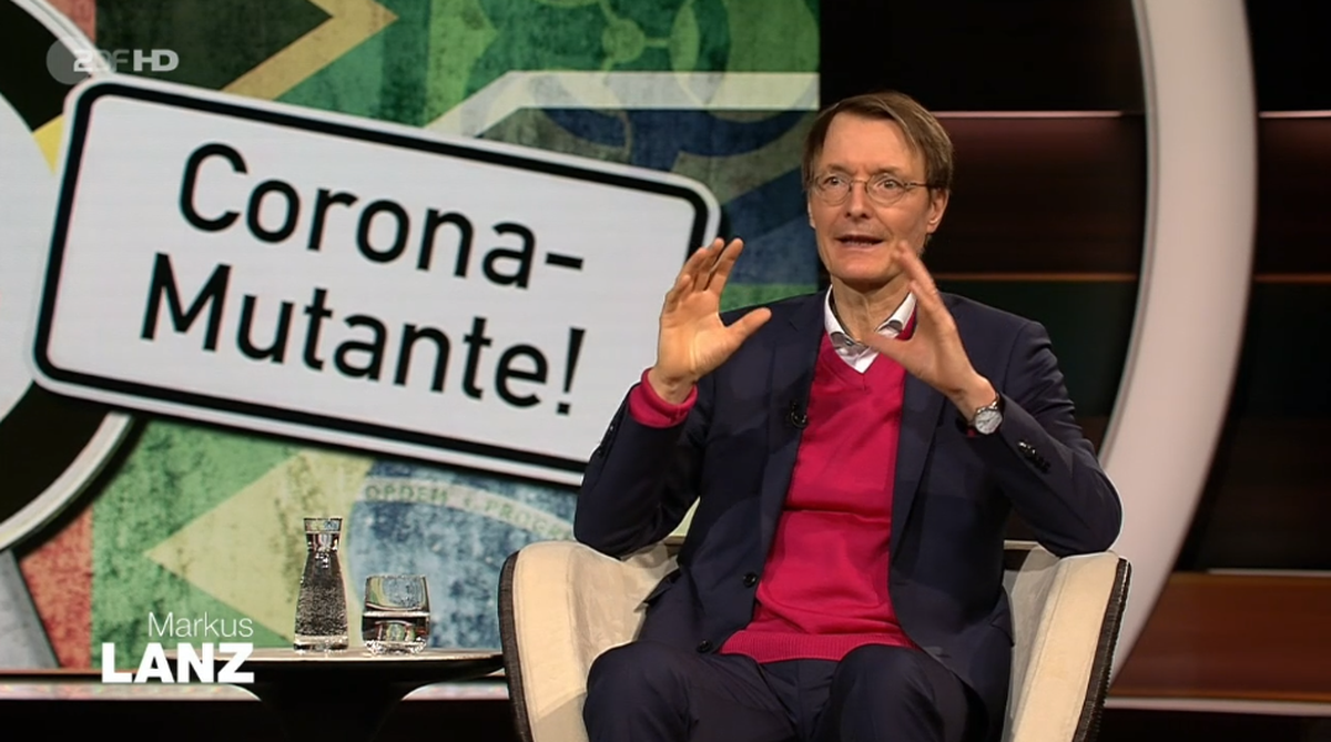 Karl Lauterbach zeigt einen möglichen Pandemie-Verlauf auf.